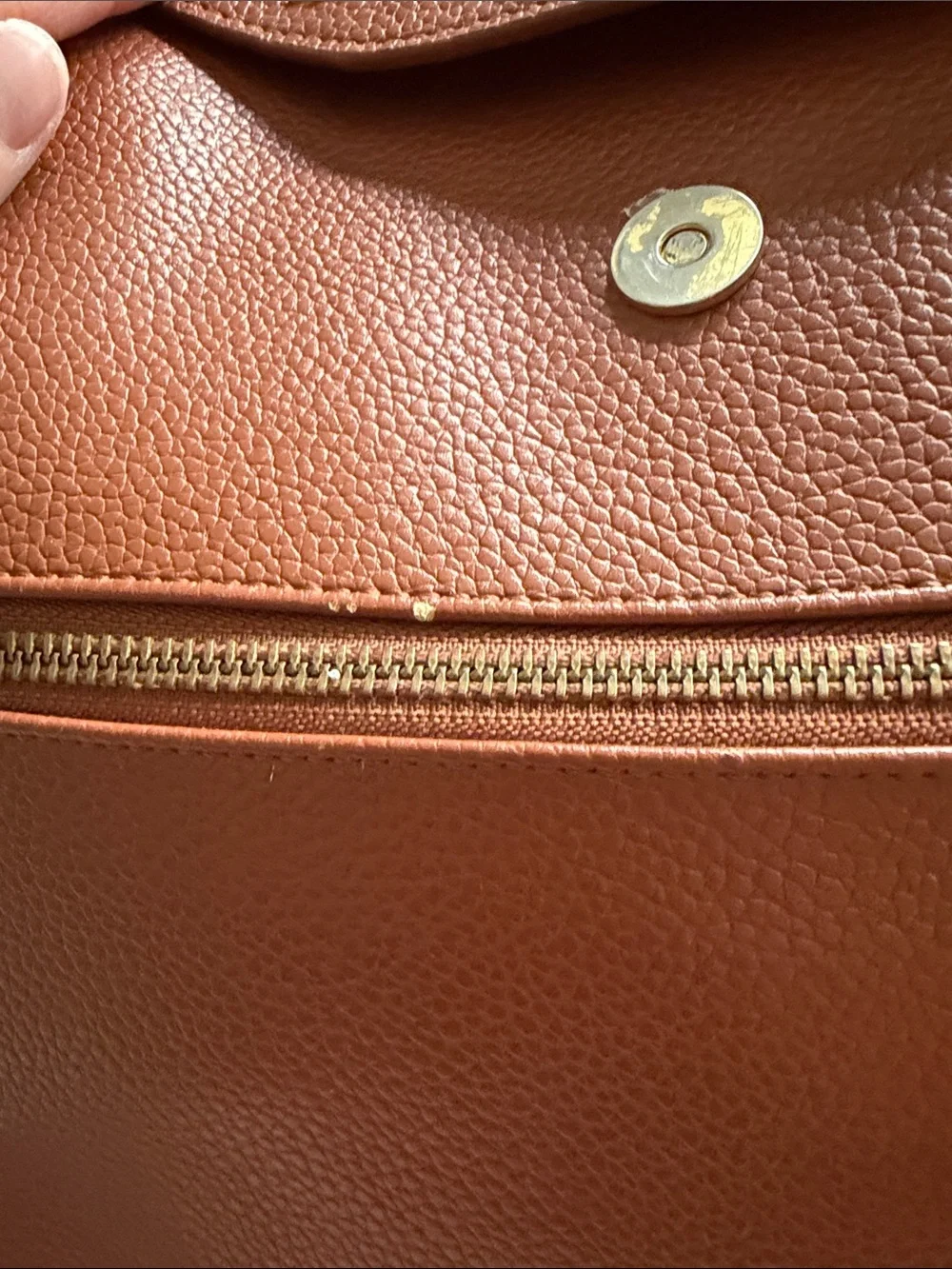 Freshly Picked Brown diaper bag backpack.